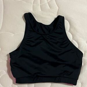Black Kids Sports Bra